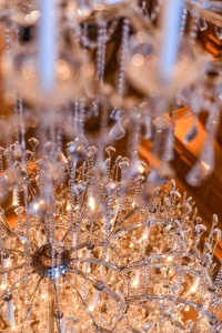 Lustre Cristal pour événement luxe