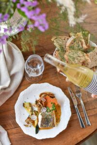 accord mets et vins poisson restaurant