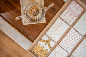 set decoration planche de style en sucre culinaire